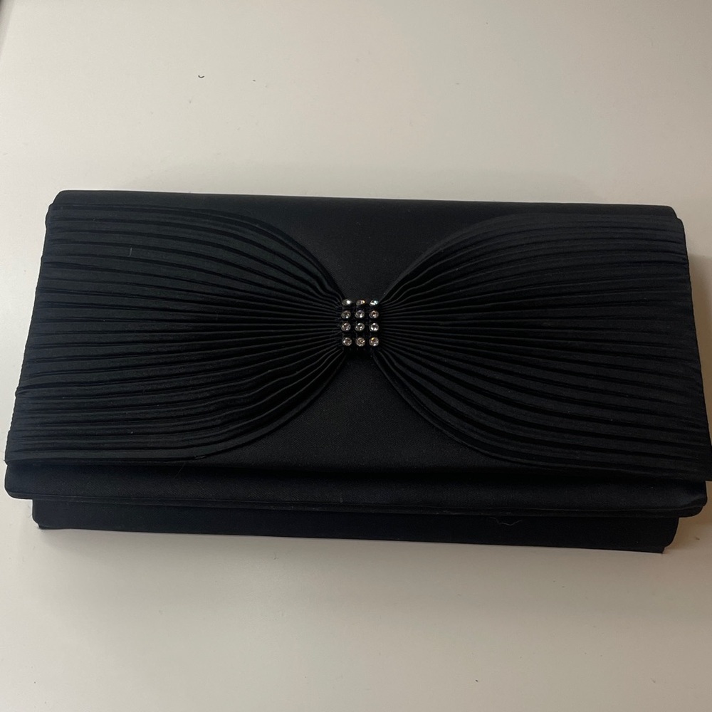 6001. La Regale Elegant Black Clutch Bag